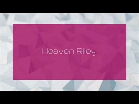 In heaven with riley : r/RileyReid